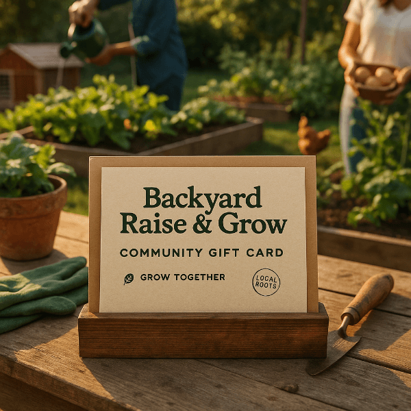 BRG Community Gift Card – Give the Gift of Backyard Growing 🎁 - BRG | Backyard Raise & Grow - Gift card