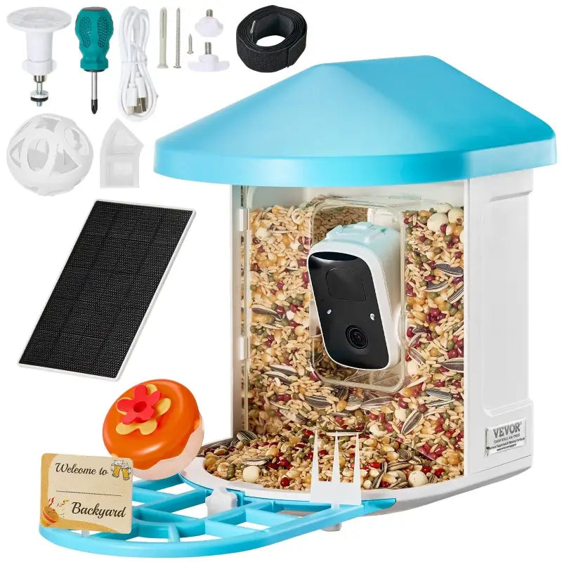 Bird feeder $99.99 vevor smart bird feeder with camera 2k hd ai identify bird species 2025