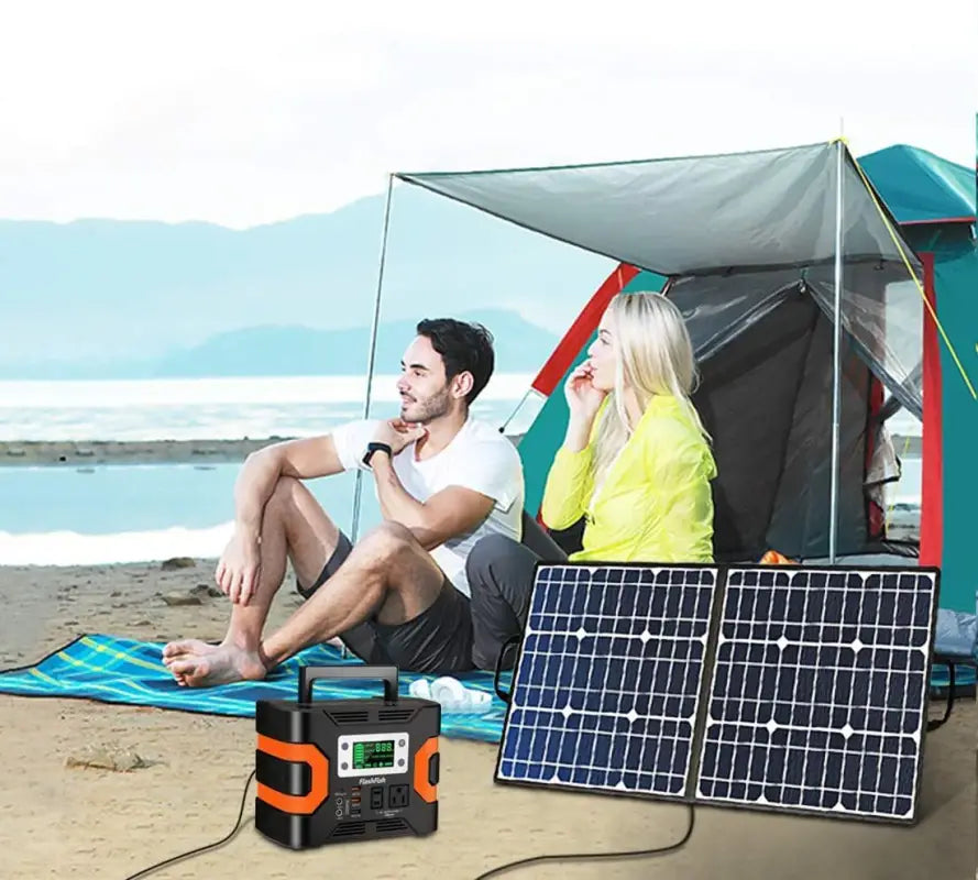 $183.75 100w 18v portable solar panel – flashfish foldable solar charger dc & 2025