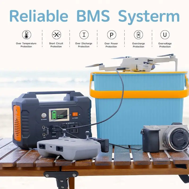 Power station $169.99 200w portable power station flashfish 40800mah solar generator 2025