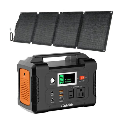 Power station $230.99 200w portable power station – flashfish 40800mah solar generator 60w 2025