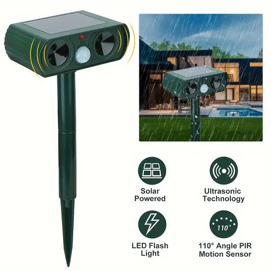 Animal repeller $22.99 animal repellent – solar motion sensor outdoor farm garden protection 2025