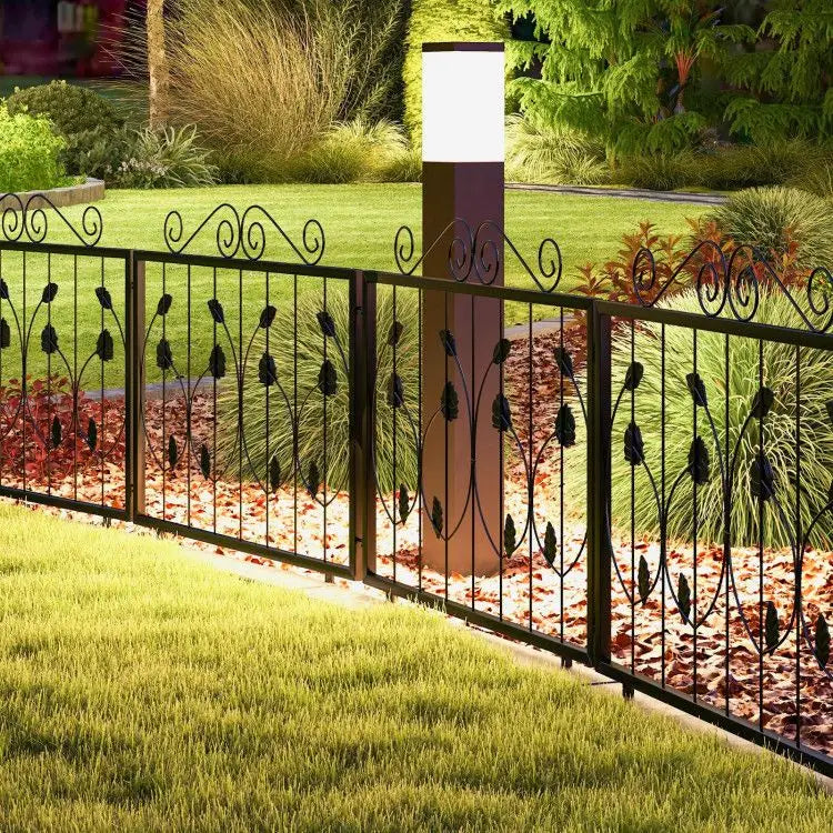 Decorative Garden Fence for Flexible Shape and Dog Barrier Solutions