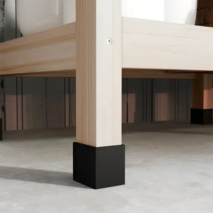 Natural Wood Outdoor Potting Bench with Sink, Cabinet & Hooks | Garden Workstation | BRG - BRG | Backyard Raise & Grow - backyard potting bench, garden bench with faucet, garden cabinet, gardening table, outdoor garden bench, outdoor potting table, plant potting station, potting bench with sink, raised planter bench, wood garden workstation