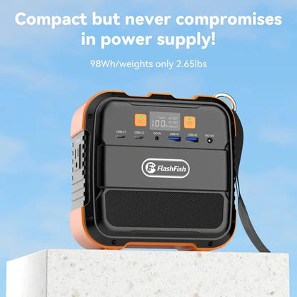 Power station $129.99 portable power station – solar generator backup power 120w battery 2025