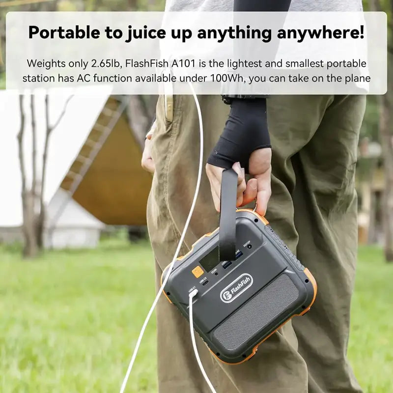 Power station $129.99 portable power station – solar generator backup power 120w battery 2025