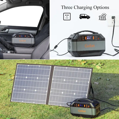 Power station $282.99 portable power station – solar generator backup 299wh power supply 2025