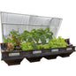 🌱 Raised Garden Bed – Self-watering Container Kit with Protective Cover & Waist-height Stand - United States - Raised