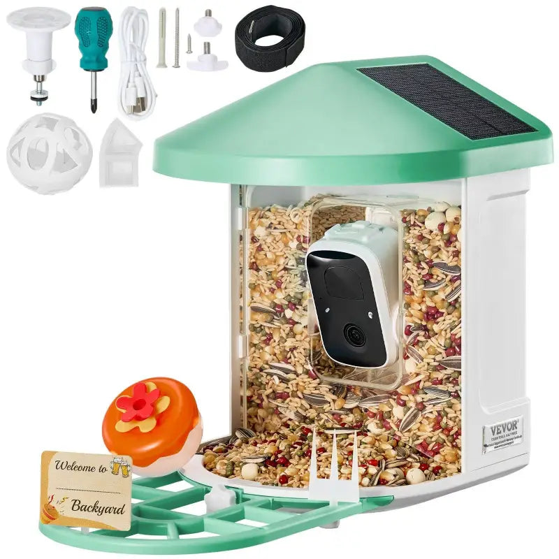 Bird feeder $99.99 smart bird feeder with camera – 2k hd birdwatching ai identify bird 2025