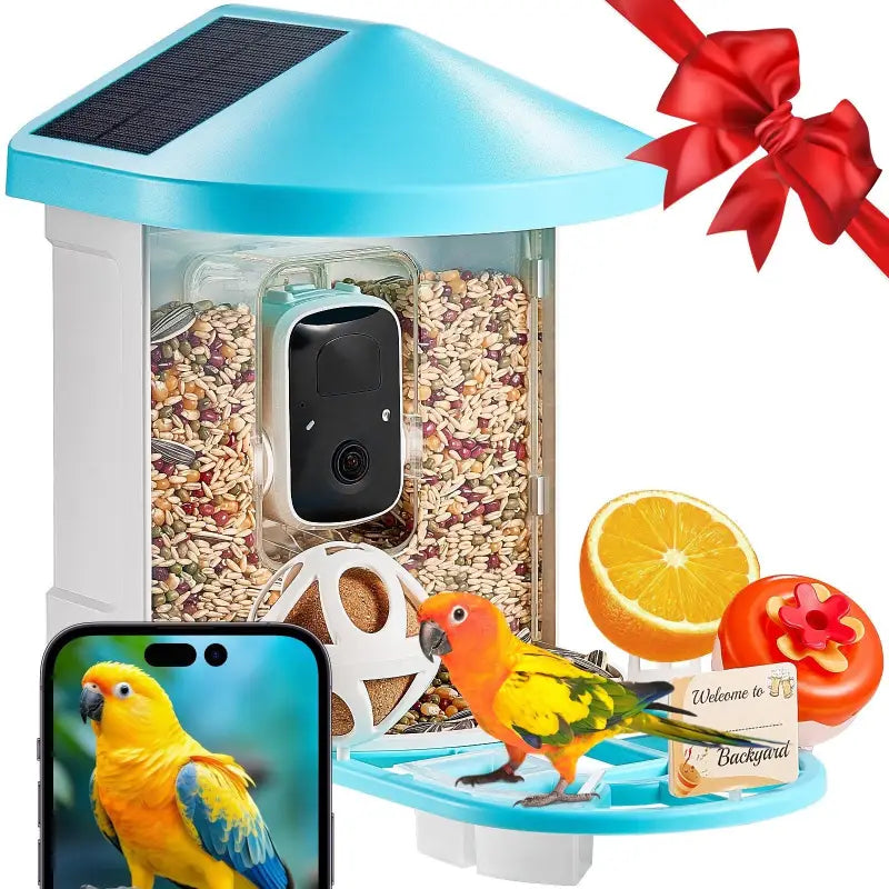 Bird feeder $132.99 smart bird feeder with camera – 2k hd bird watching ai identify wild 2025