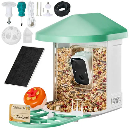Bird feeder $99.99 smart bird feeder with camera – ai identify bird species 2k hd ultra 2025