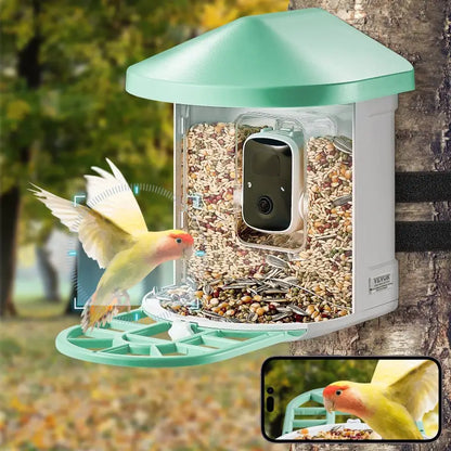 Bird feeder $99.99 smart bird feeder with camera – ai identify bird species 2k hd ultra 2025