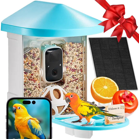 Bird feeder $99.99 vevor smart bird feeder with camera 2k hd ai identify bird species 2025